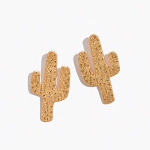 ✨NWT✨ Oversized Madewell Cactus Earrings Posts